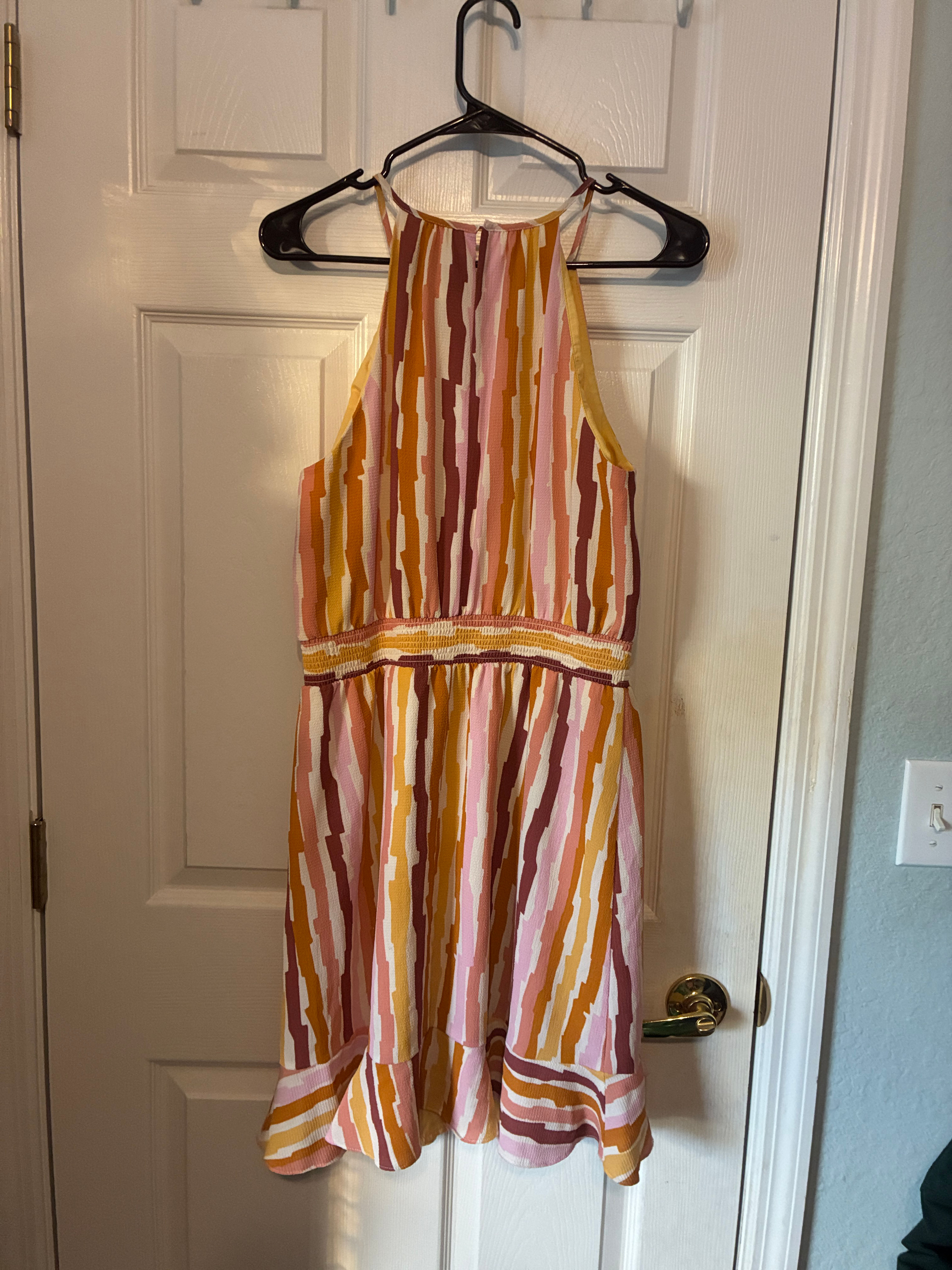 Sleeveless Striped Sundress