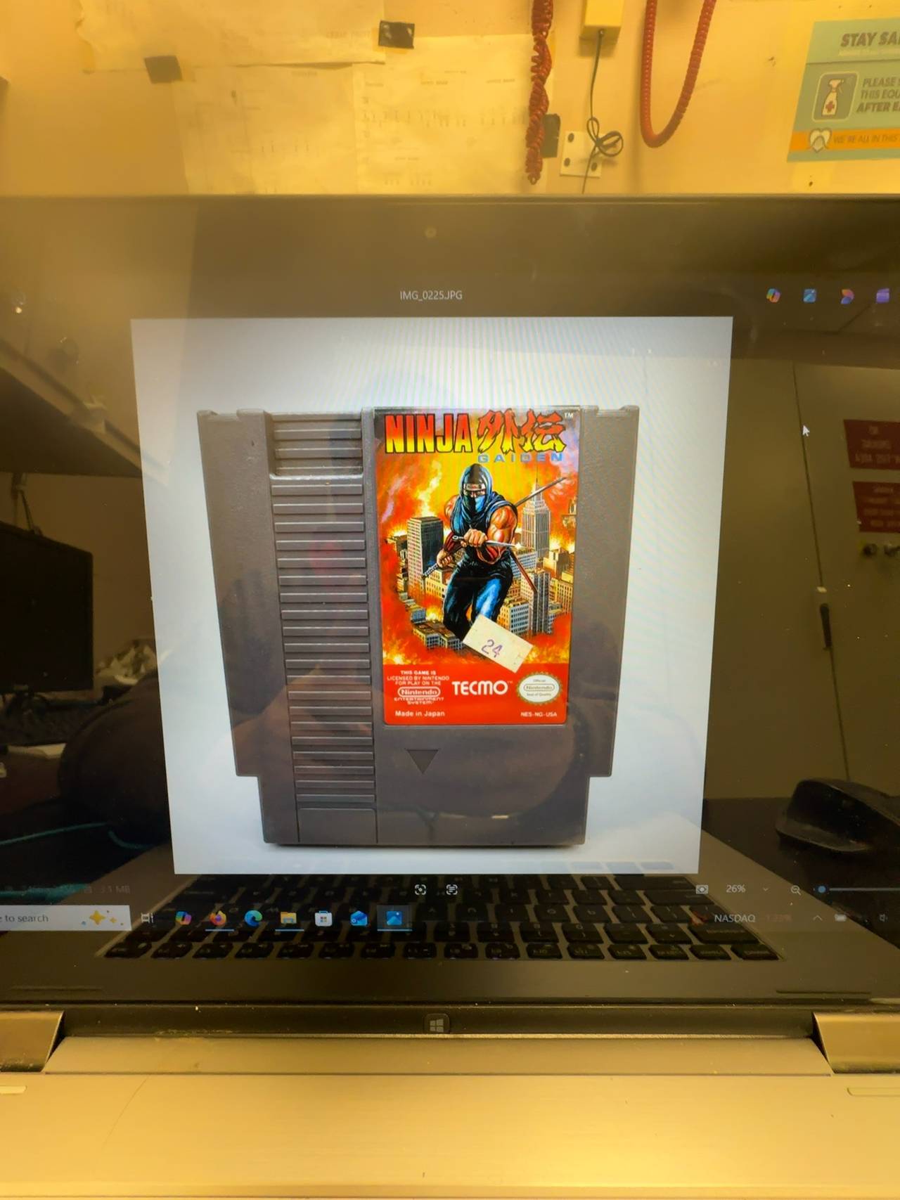 Nintendo Ninja Gaiden NES Cartridge