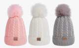 Baby Beanie Hats with 3-Pack,Warm Winter Hats for Boys and Girls,Infant Fleece - Image 1