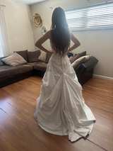 David's Bridal T9669 Sweetheart Ballgown Ivory - Image 2