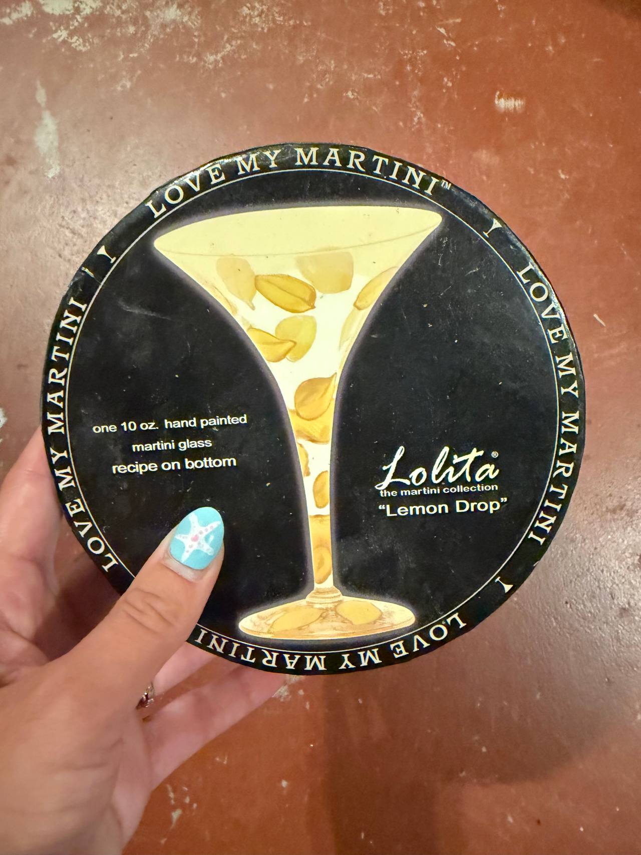 Lolita Love My Martini Lemon Drop Glass