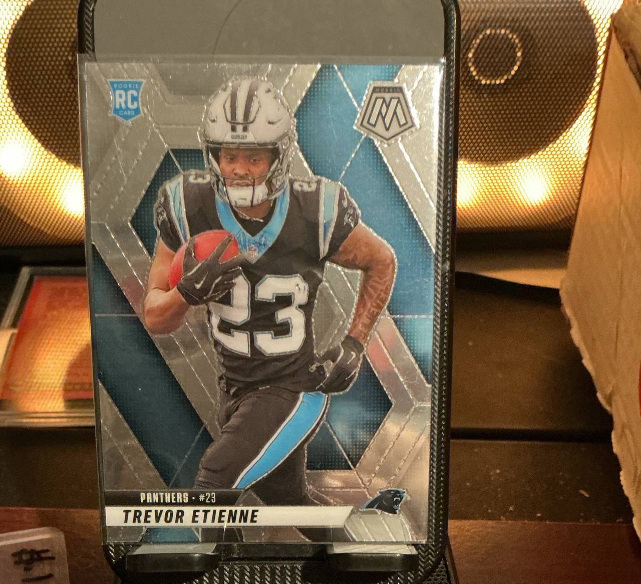 2024 Panini Mosaic Trevor Etienne #283 Silver Prizm Mosaic Rookie Card