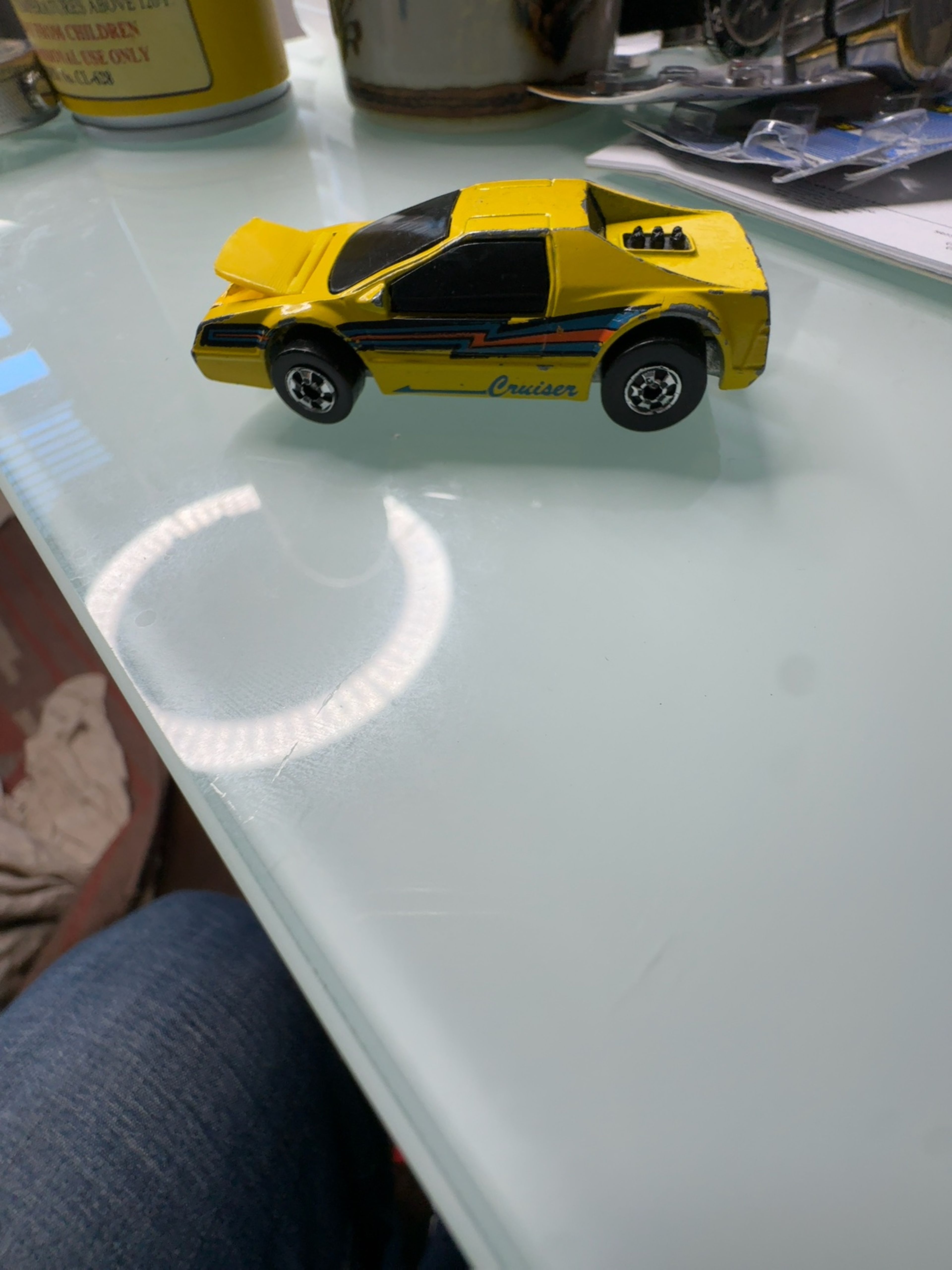 Hot Wheels Crack-Ups Basher Cruiser Yellow