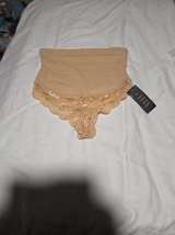 High Waist Lace Tummy Control Thong Shapewear - Image 2