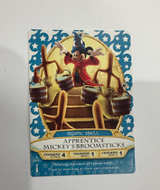 Disney Sorcerers of the Magic Kingdom Card 01/70 Apprentice Mickey's Broomsticks - Image 1