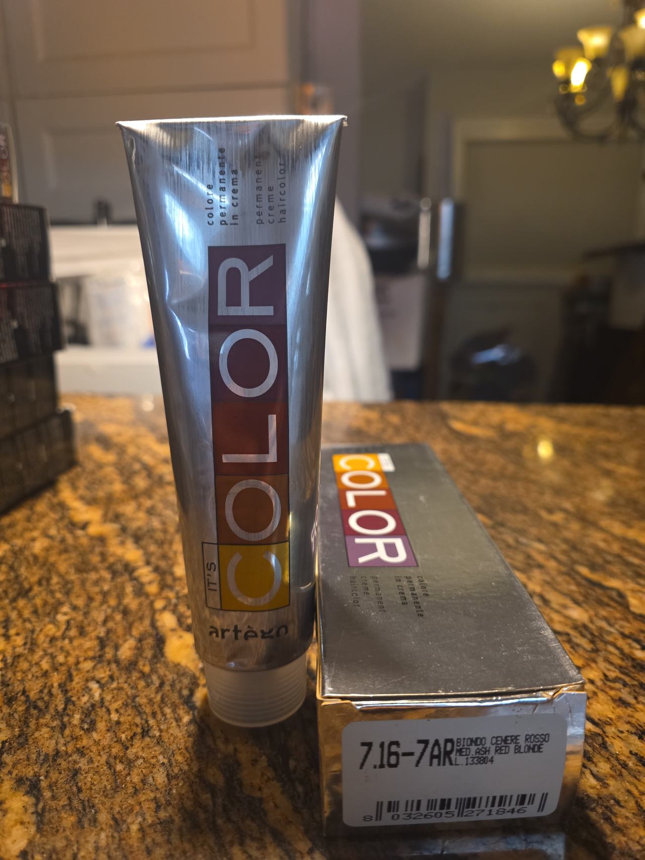 Artègo It's Color Permanent Hair Color 7.16-7AR Medium Ash Red Blonde
