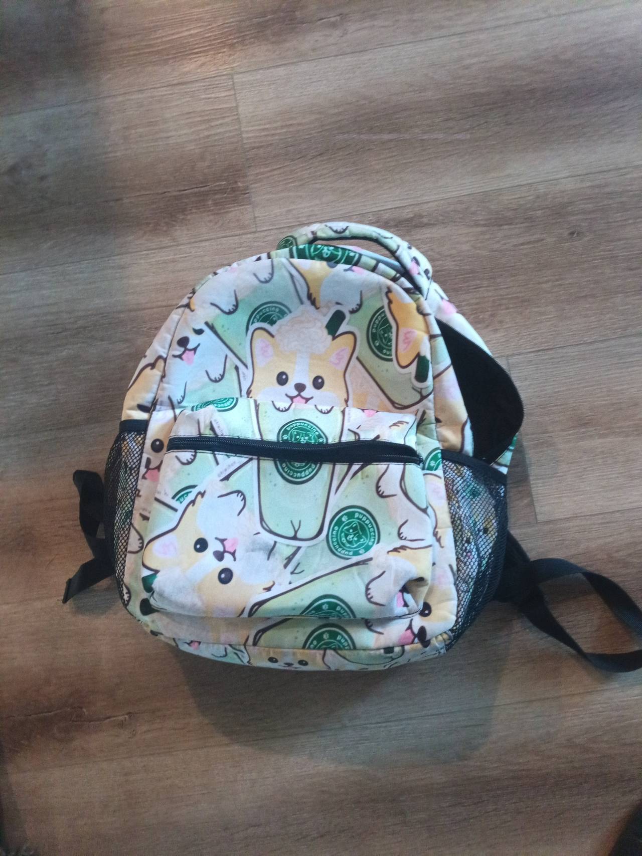 Corgi Puppuccino Mini Backpack