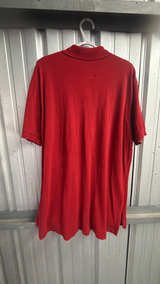 Ralph Lauren Classic Fit Red Mesh Polo Shirt XL - Image 2