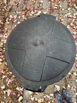 Project Source 32-Gallon Black Plastic Trash Can w. Lid - Image 2