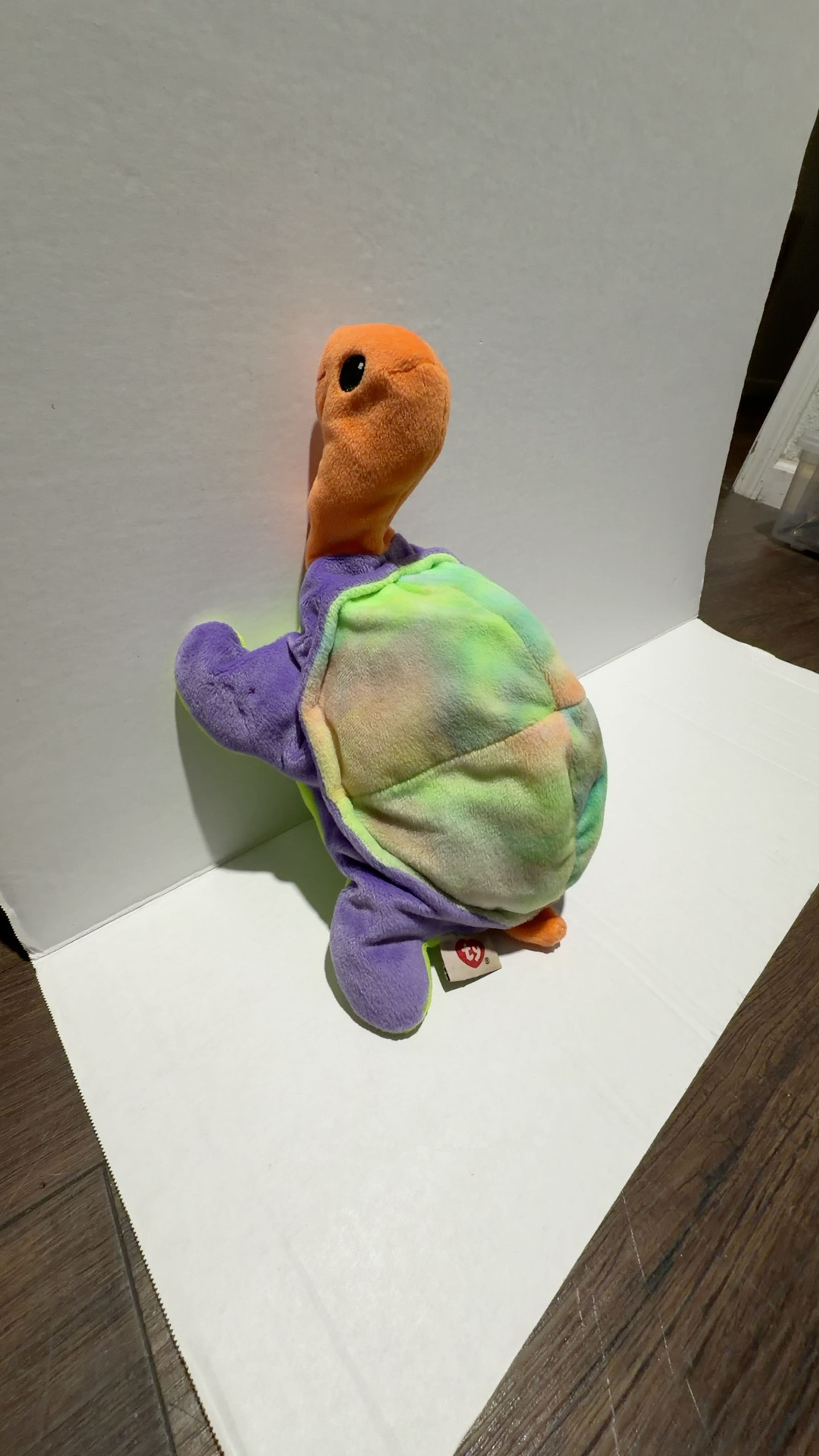 Ty Pillow Pal Snap the Turtle Tie-Dye