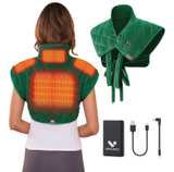 VOFUOTI Heating Pad for Neck and Shoulders, Portable Cordless Heating Pad - Image 1