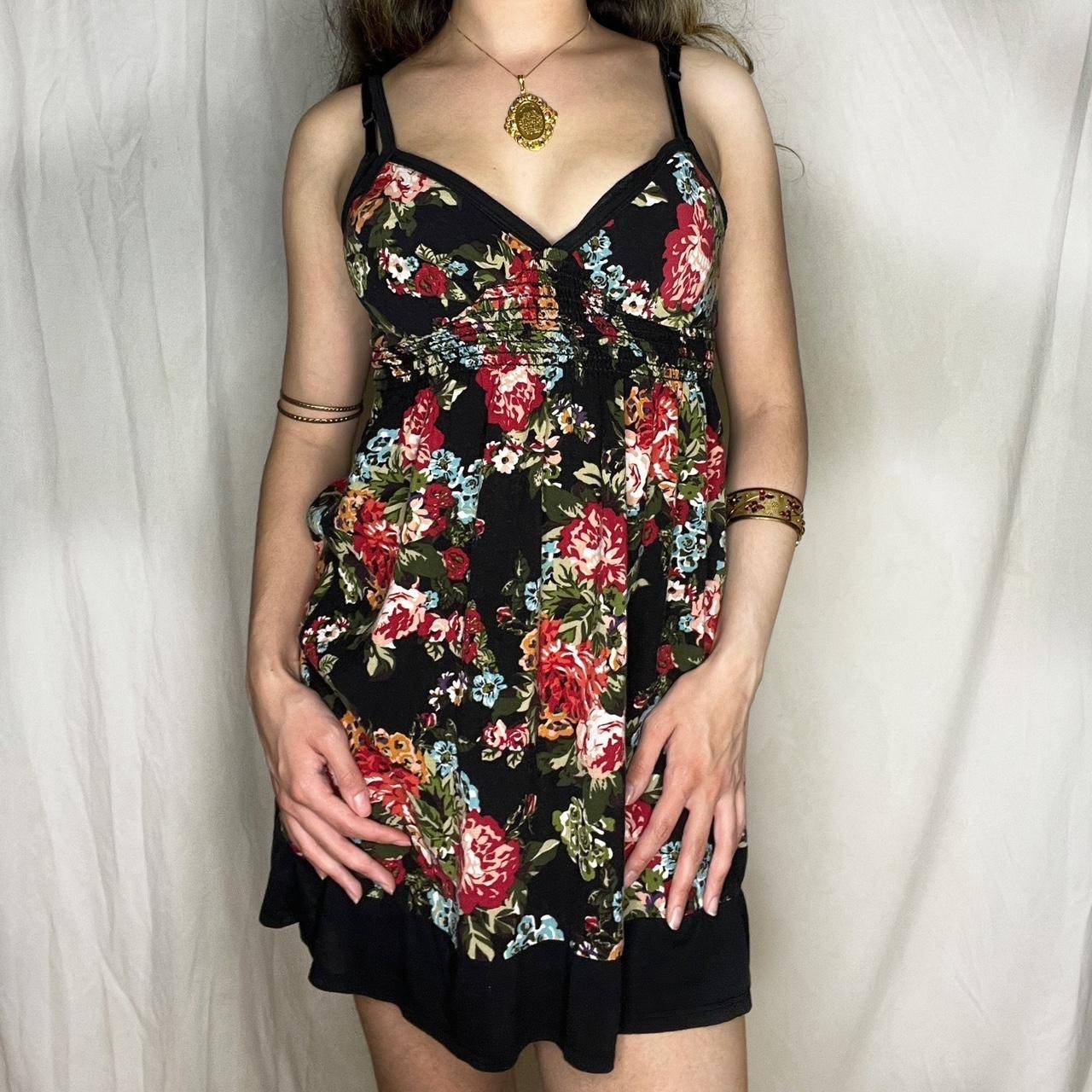 Floral Print Mini Dress
