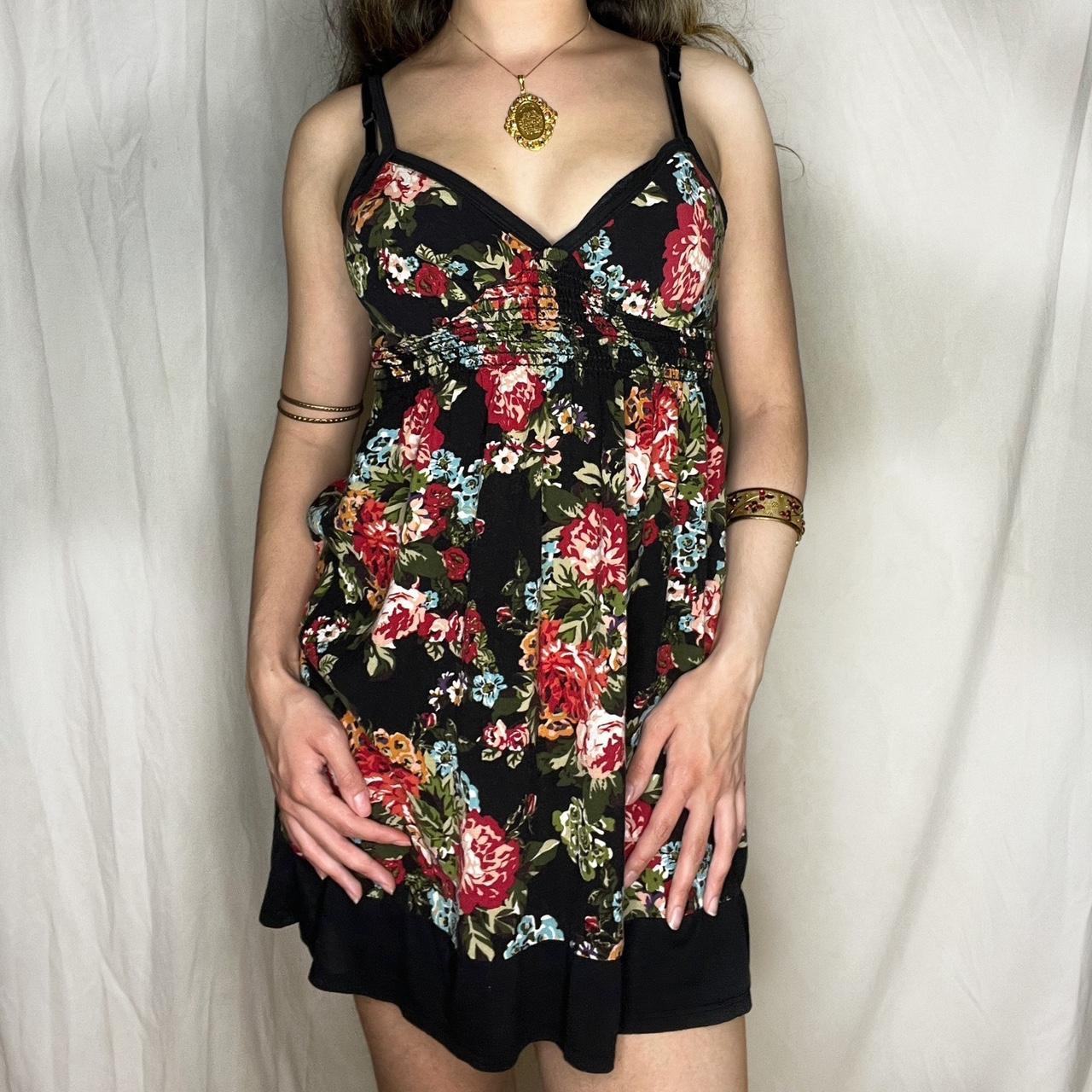 Floral Print Mini Dress