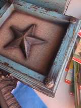 Rustic Distressed Teal Star Decorative Boxes - Image 6