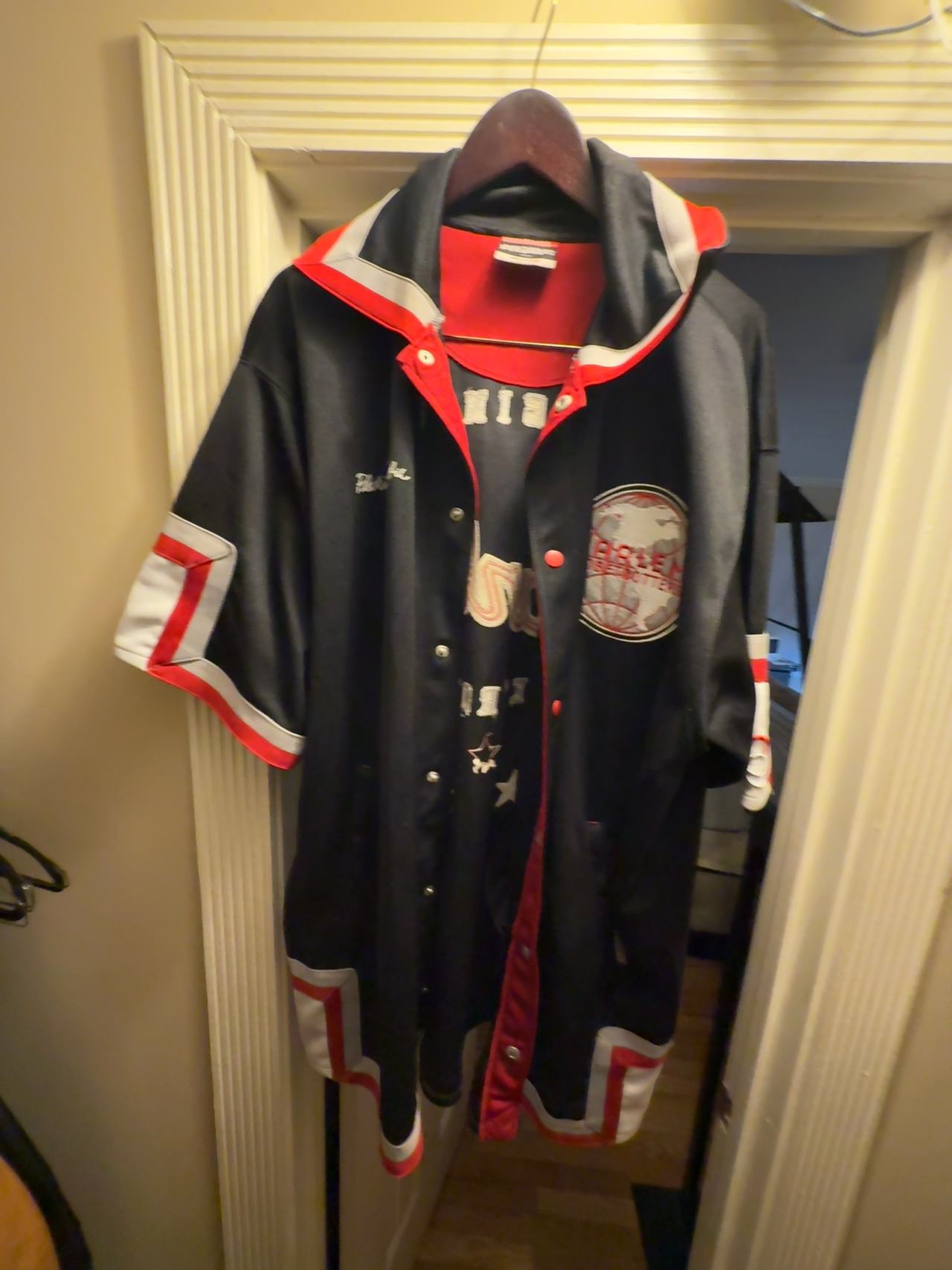 FUBU Black Basketball Warm-Up Jacket