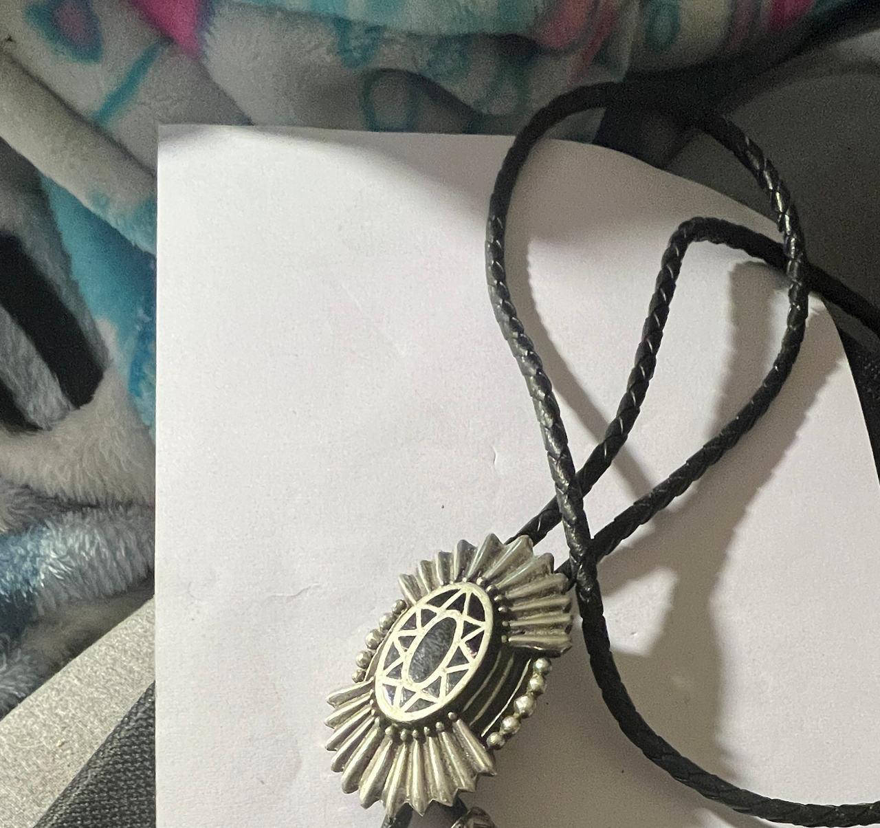 Vintage Style Sunburst Bolo Tie