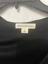 Aéropostale Floral Mesh V-Neck Top - Image 2