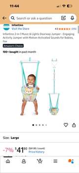 Infantino 2-in-1 Music & Lights Doorway Jumper - Image 2