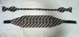Carrot & Gibbs Striped Cummerbund and Bow Tie Set. - Image 1