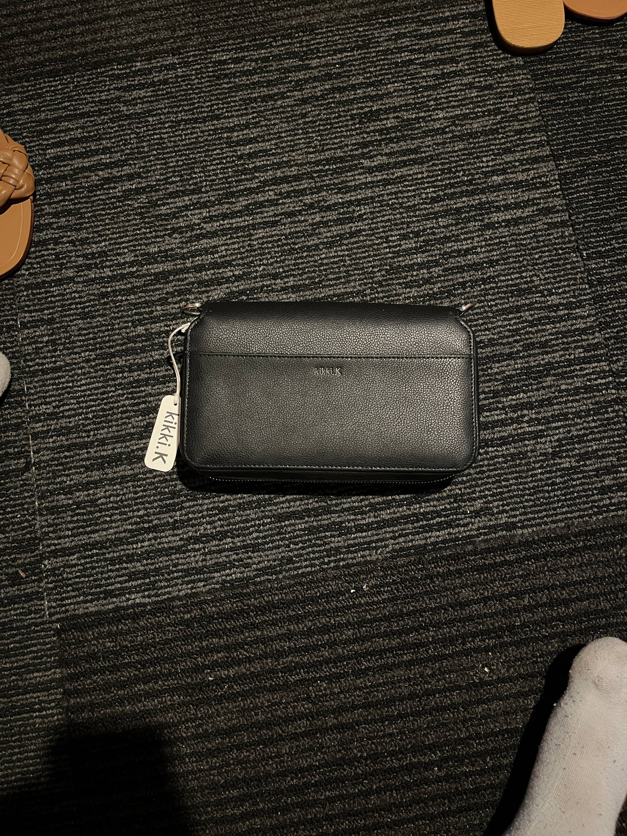 Kikki.K Black Leather Pouch