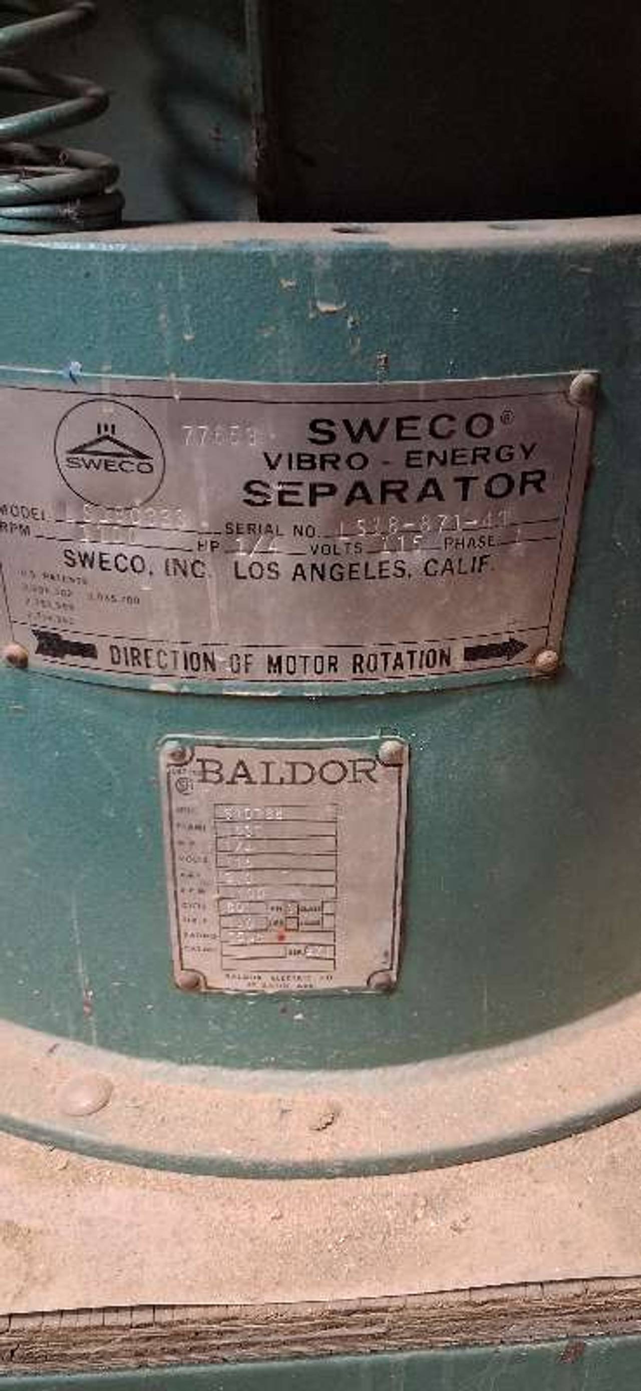 Sweco Vibro-Energy Separator