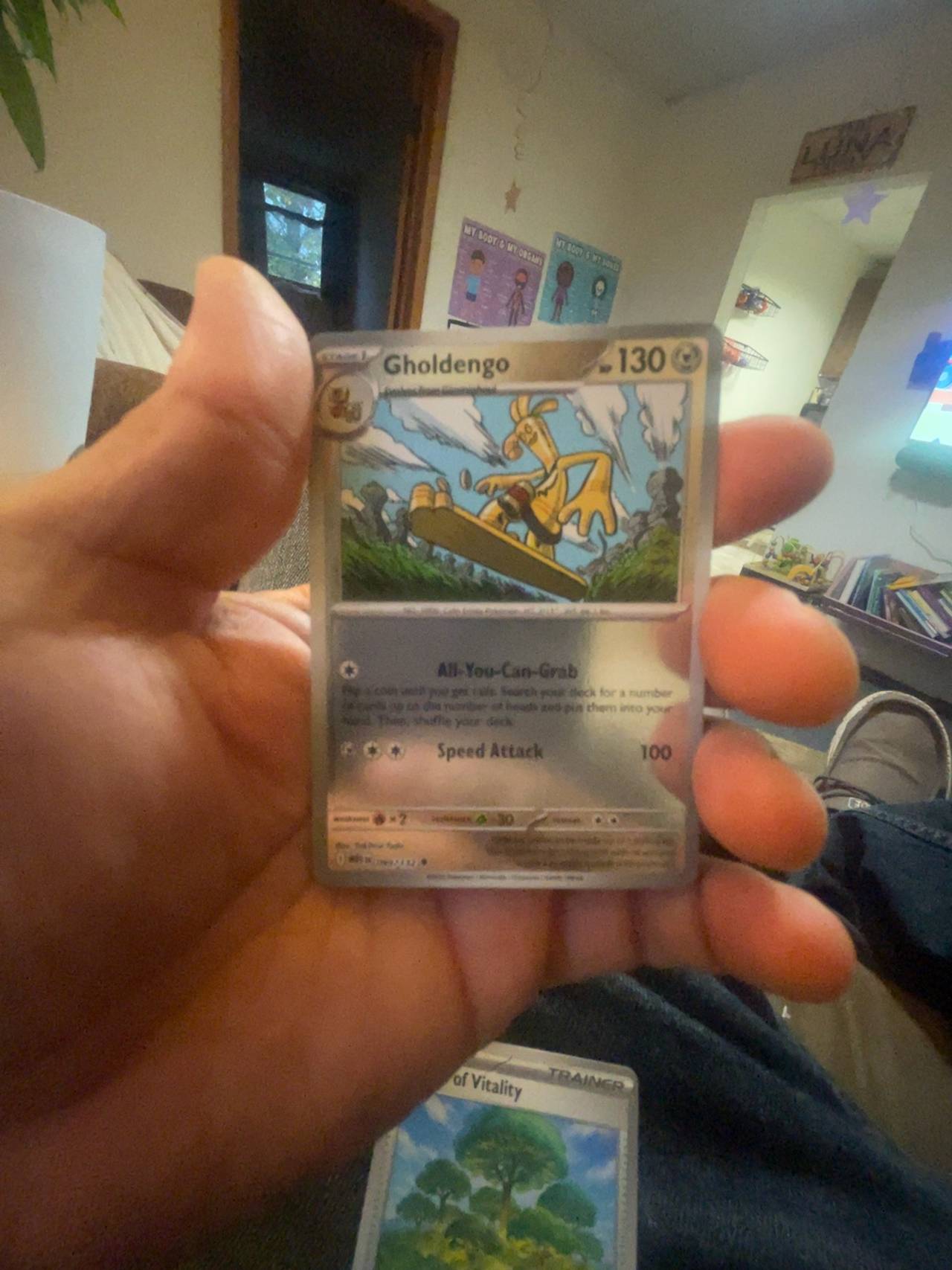 Pokemon Gholdengo EX Special Illustration Rare #164 PSA 8