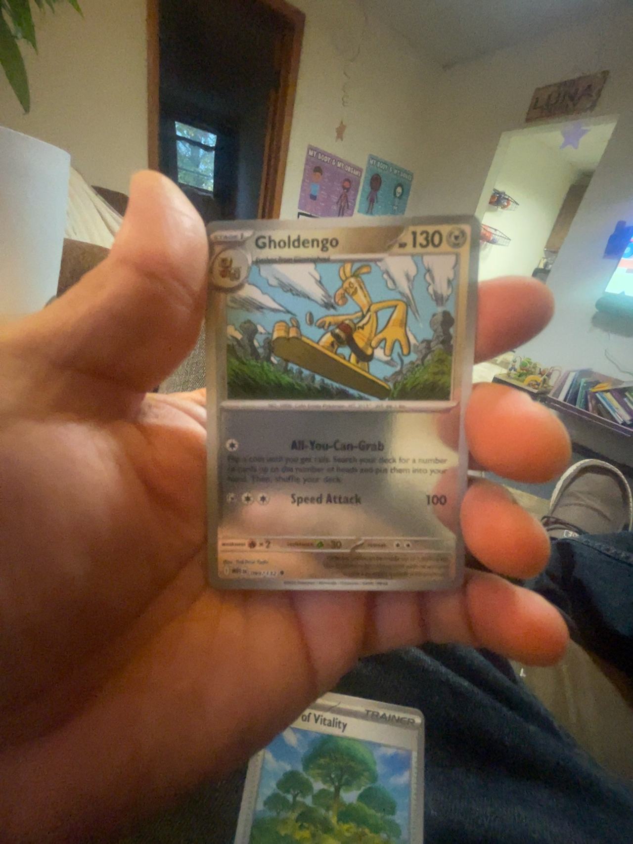 Pokemon Gholdengo EX Special Illustration Rare #164 PSA 8