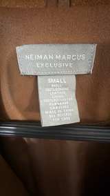 Neiman Marcus Exclusive - Cabi Leather & Suede Drape Front Jacket Women’s Size S - Image 2
