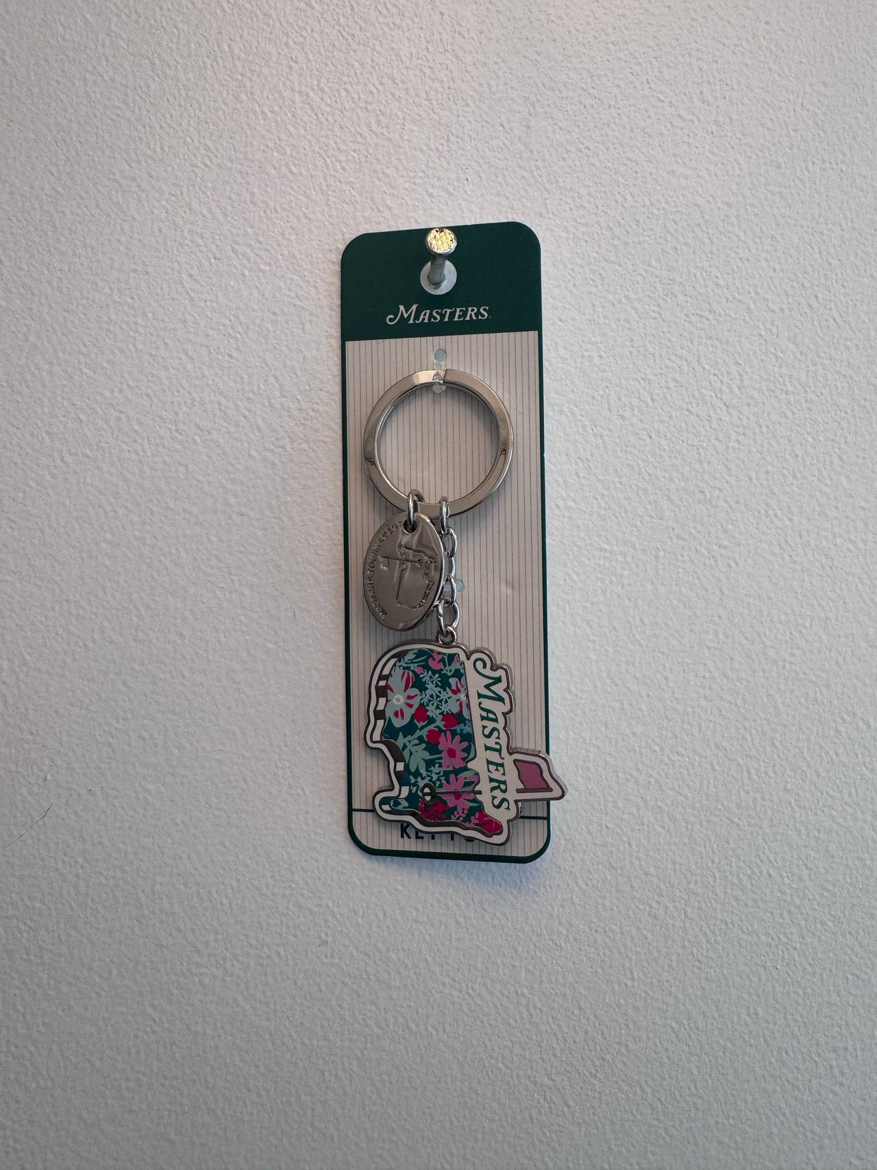 Masters Tournament Floral Logo Keychain
