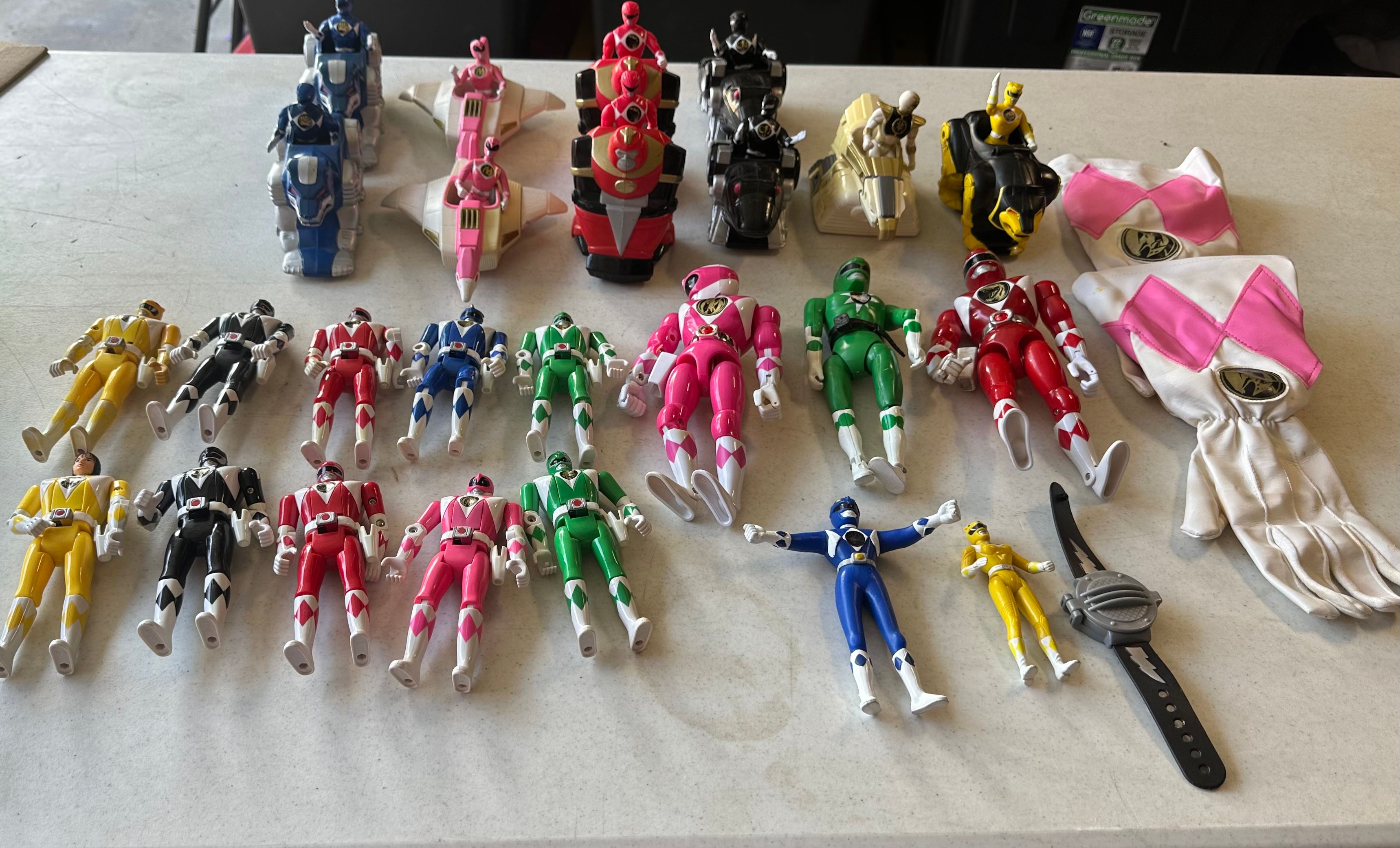 Vintage Power Rangers Action Figure and Vehicle Lot | Hero Stuff