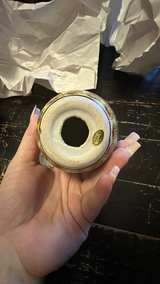 Vintage Satsuma Style Hand Painted Porcelain Egg with Stand - Image 6