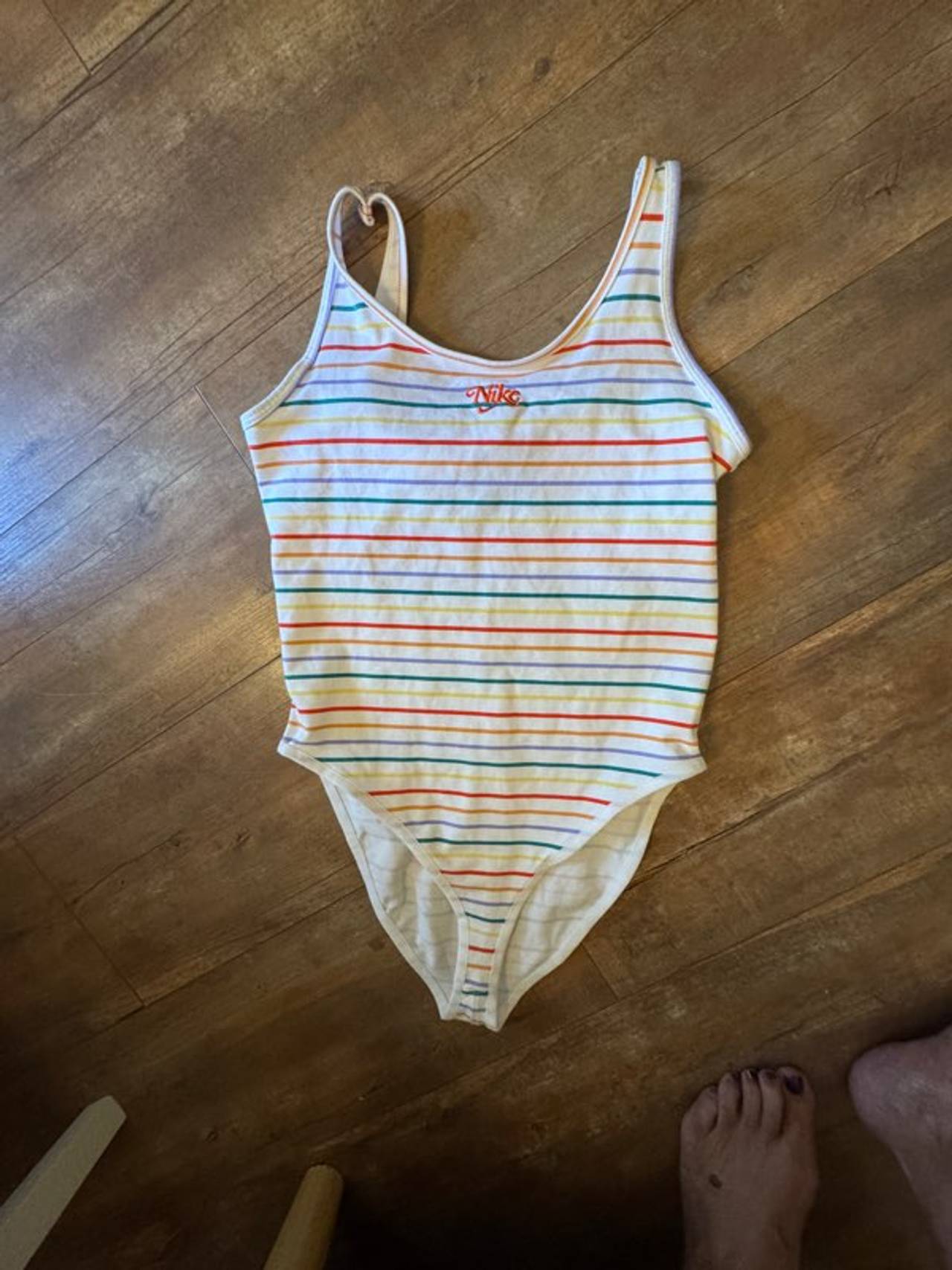 Nike Women's Striped Bodysuit