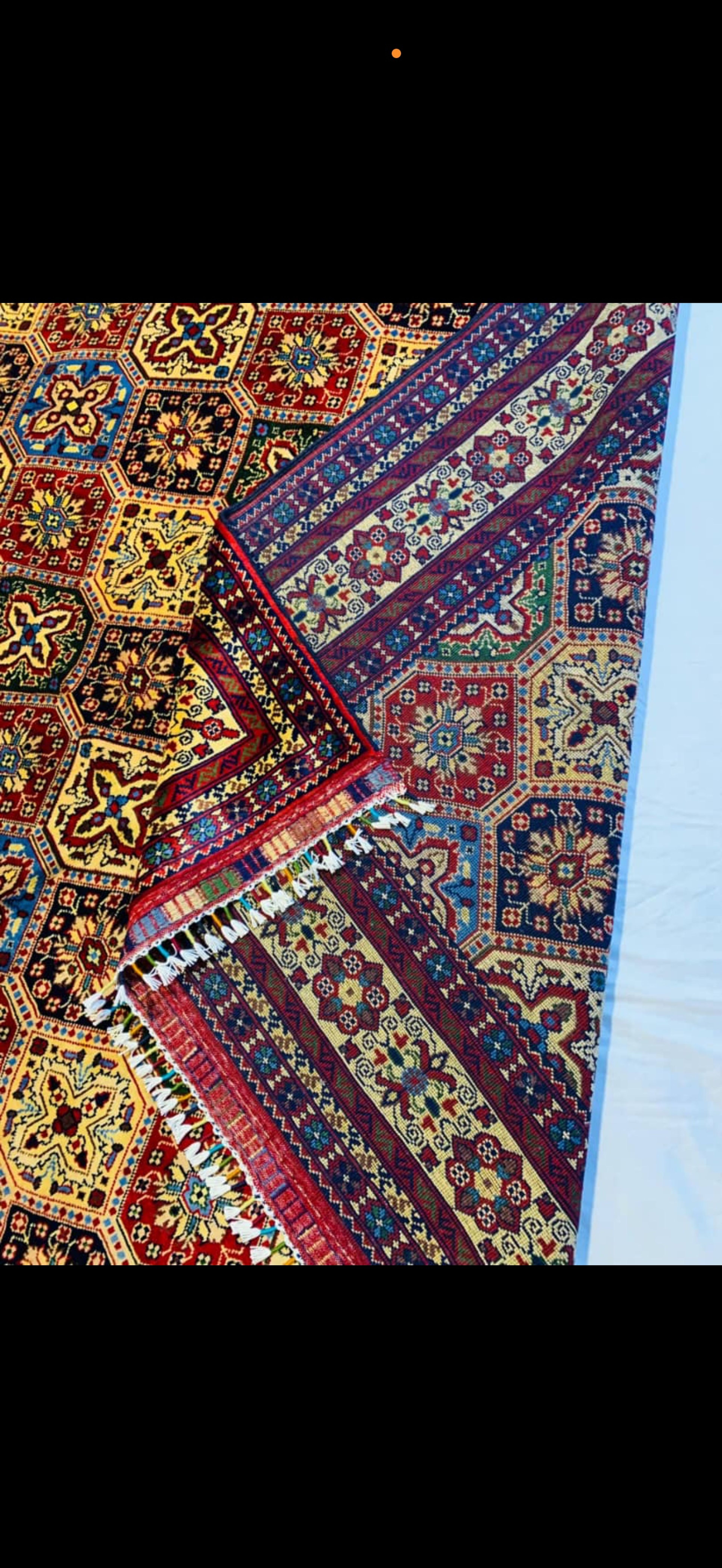 Handmade Afghan Geometric Rug 2.5x3.5m each carpet is 1500$ there is 2 of these - Image 4