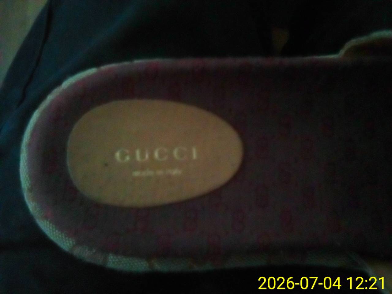 Gucci GG Supreme Slide Sandals