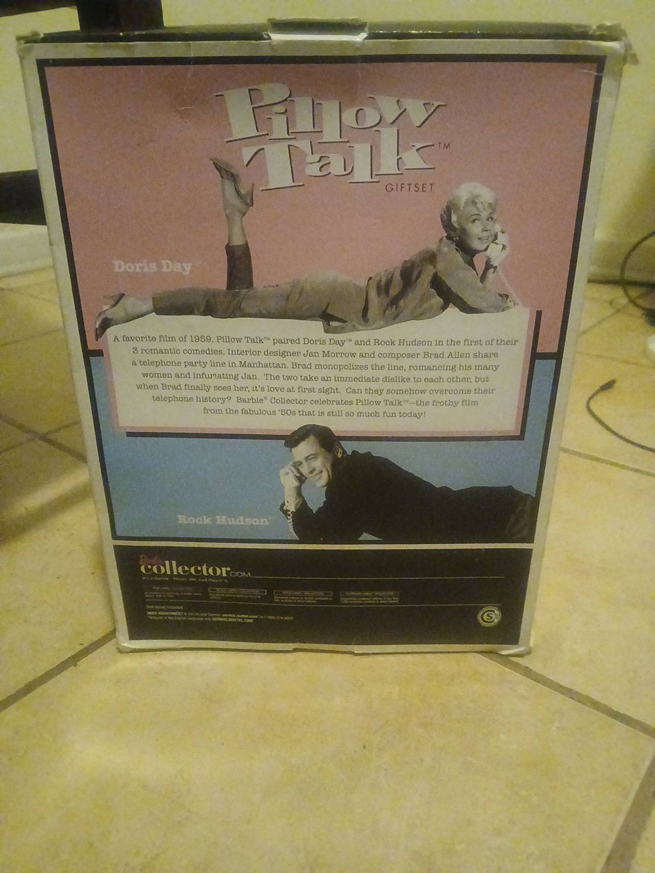 Barbie Collector Edition Pillow Talk Doris Day and Rock Hudson Gift Set