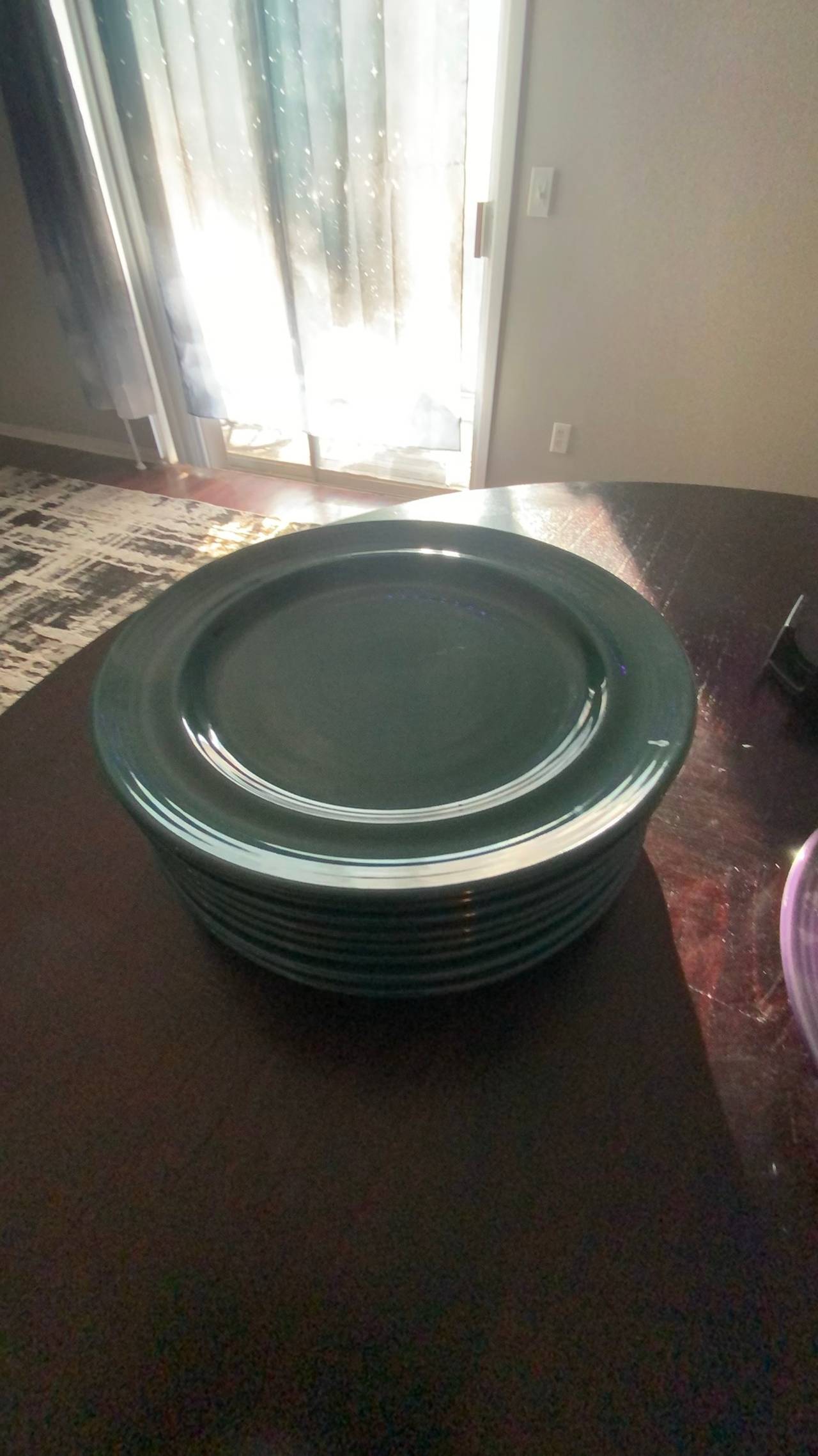 Pier 1 Japan Exclusive Teal Dinner Plate