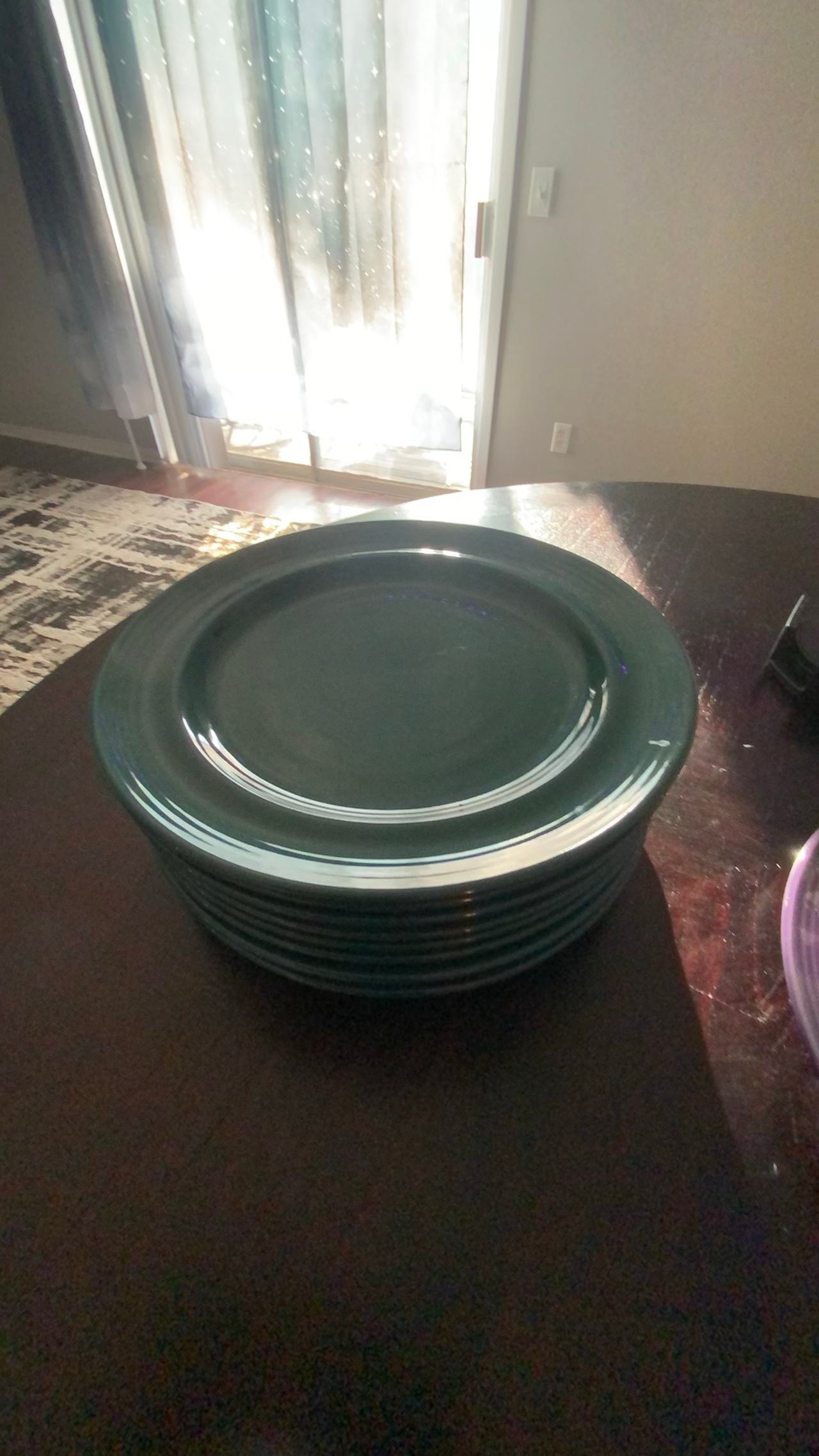 Pier 1 Japan Exclusive Teal Dinner Plate