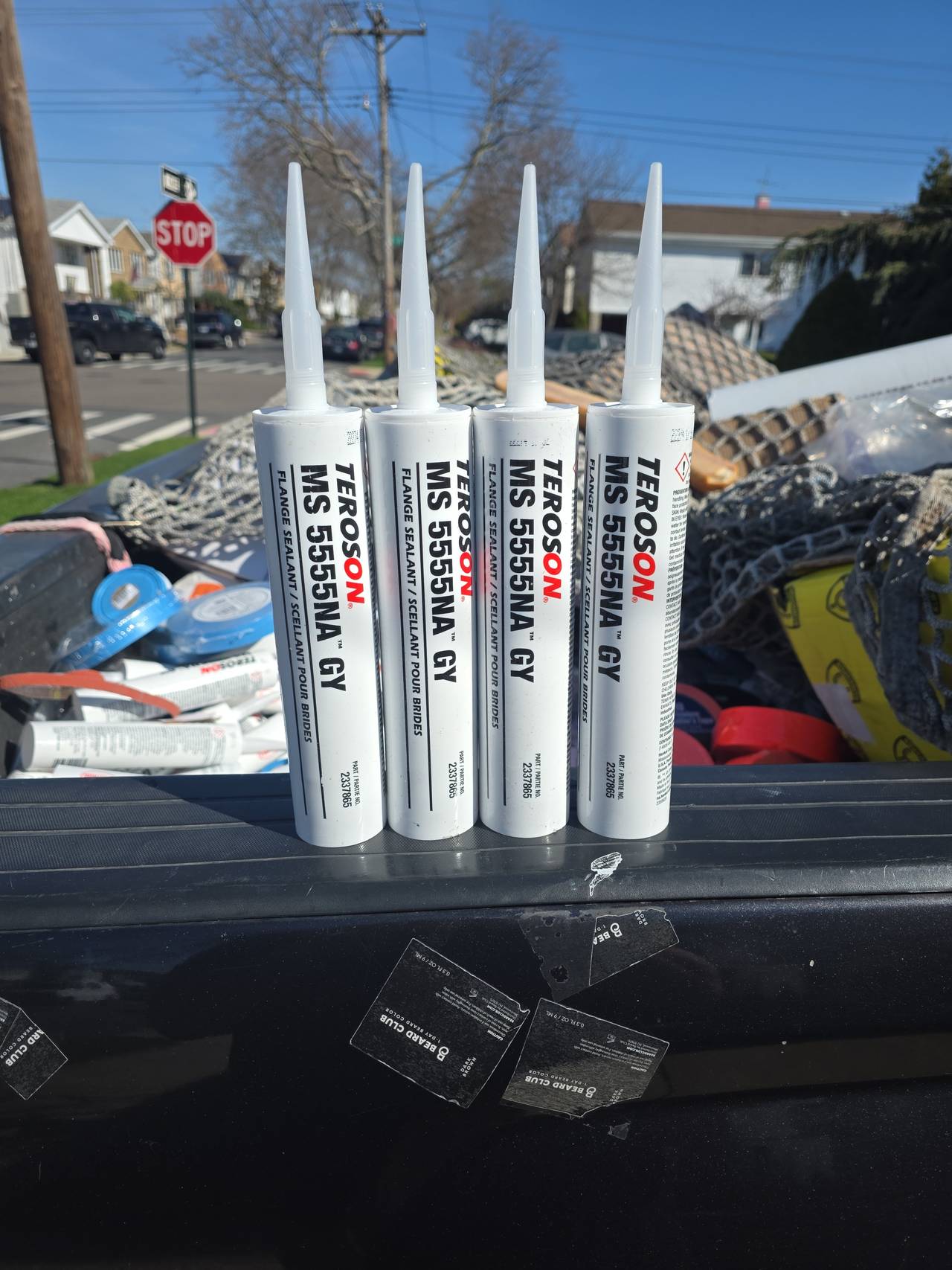 4 pcs Teroson MS 5555NA GY Flange Sealant