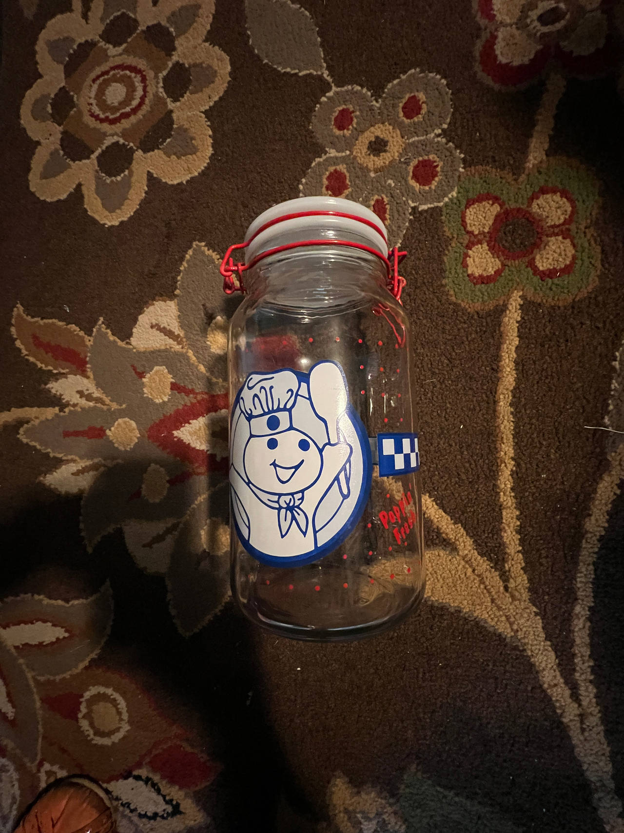 Pillsbury Doughboy Glass Canister