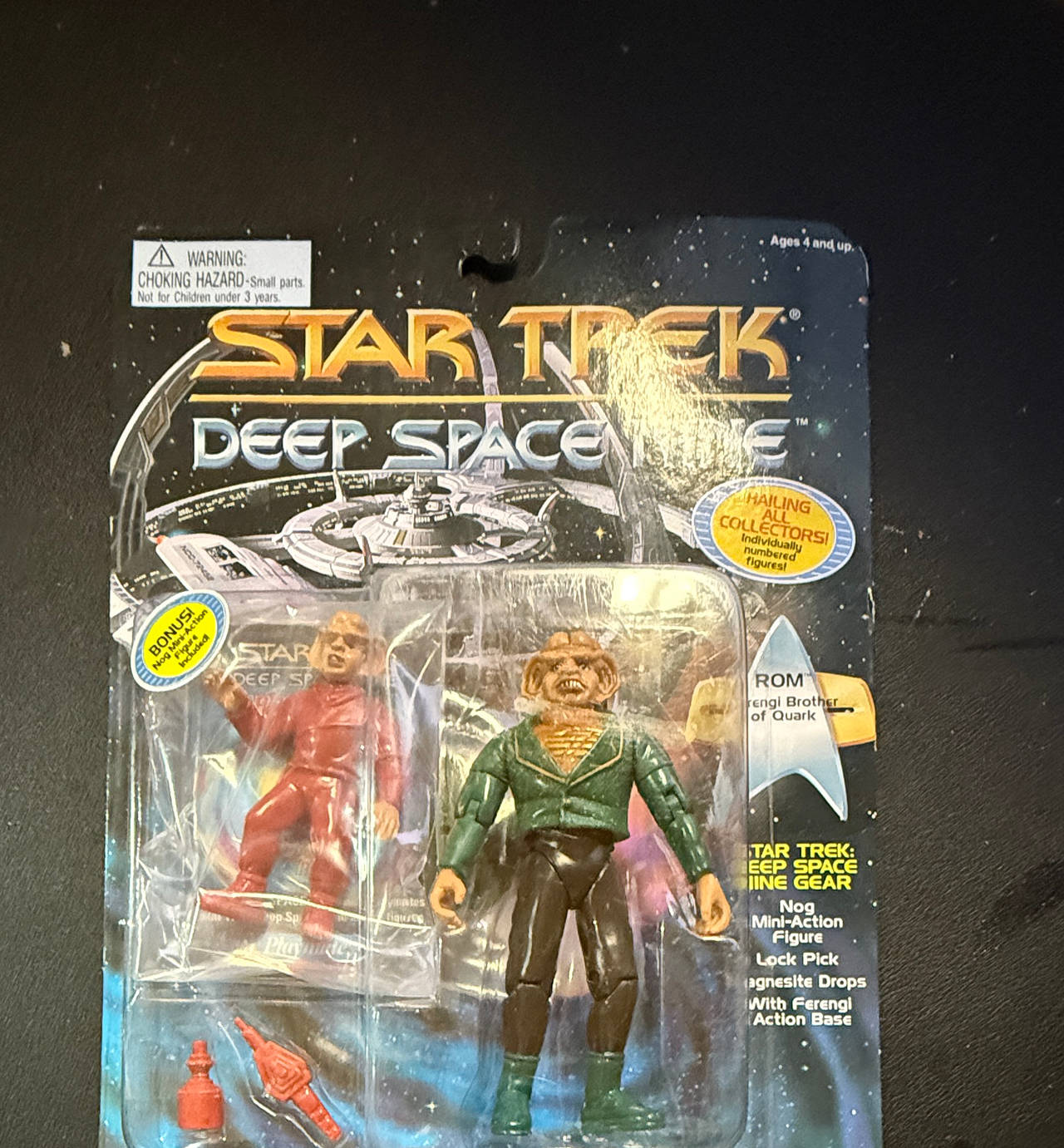Star Trek: Deep Space Nine Rom Action Figure with Bonus Nog Figure