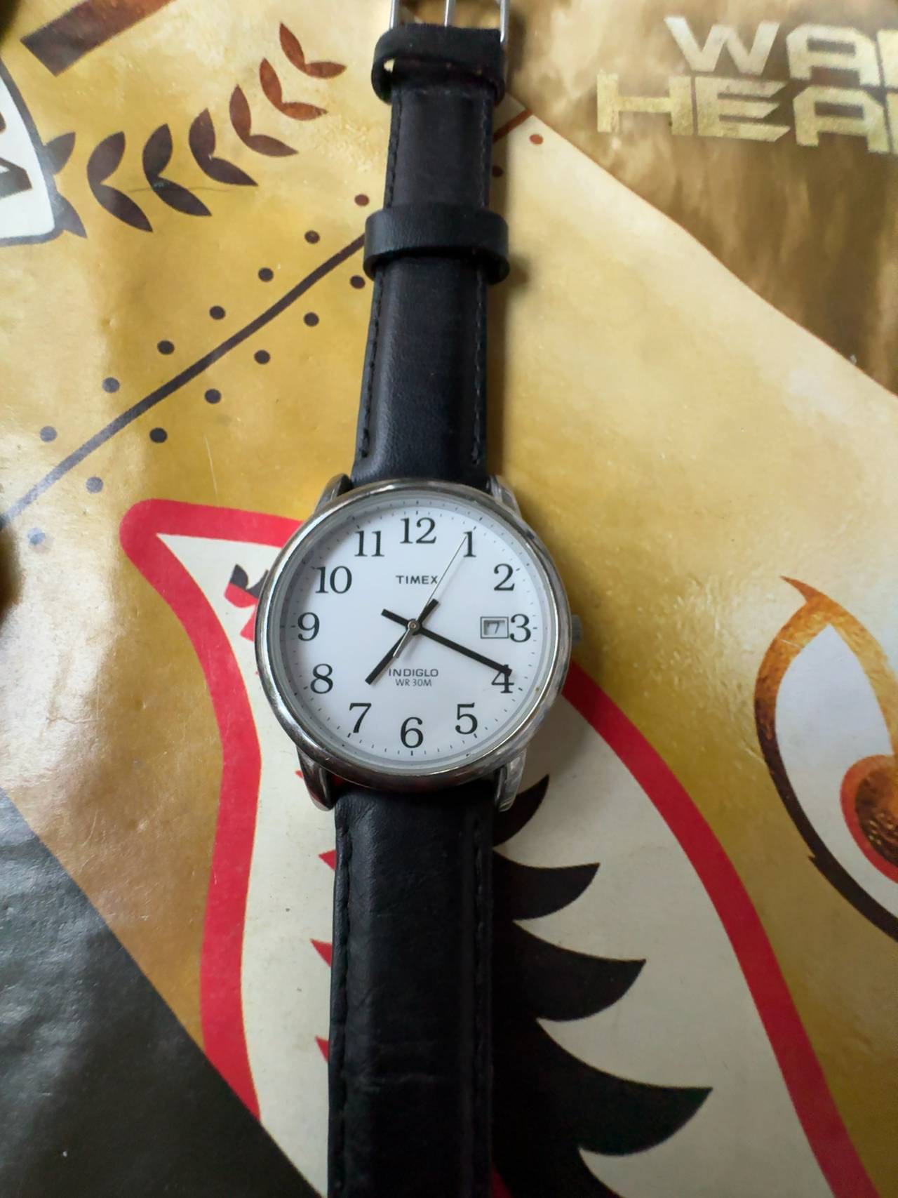 Timex Easy Reader 35mm Leather Strap Watch