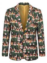 Men's Suitmeister Buddy the Elf Christmas Blazer sz Medium (38-40) - Image 2