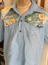 Vintage Western Floral Yoke Pullover Shirt His Royal Highness - Image 1