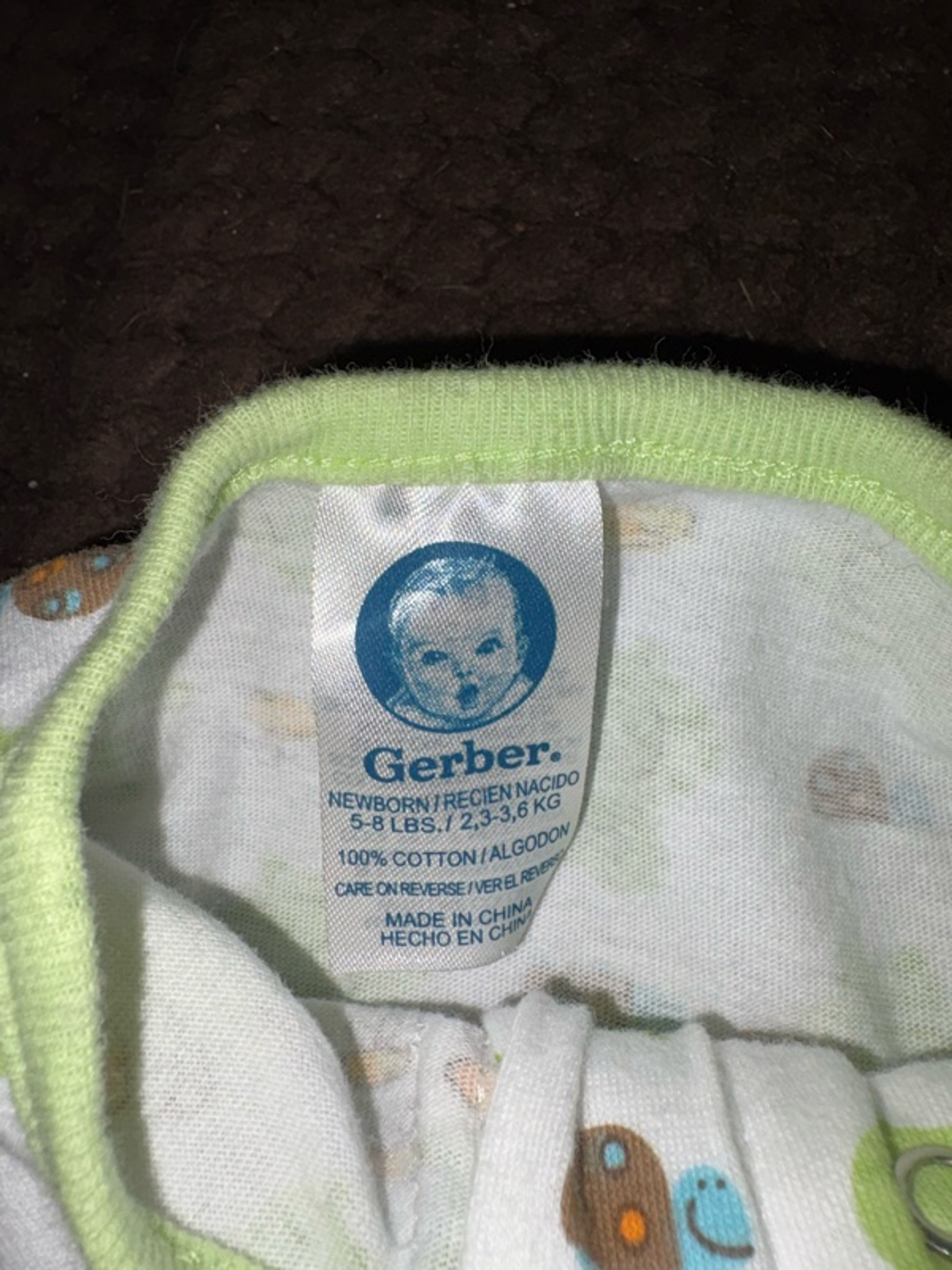 Gerber Vintage Baby Sleeper Set Pastel Bears (2-Pack)