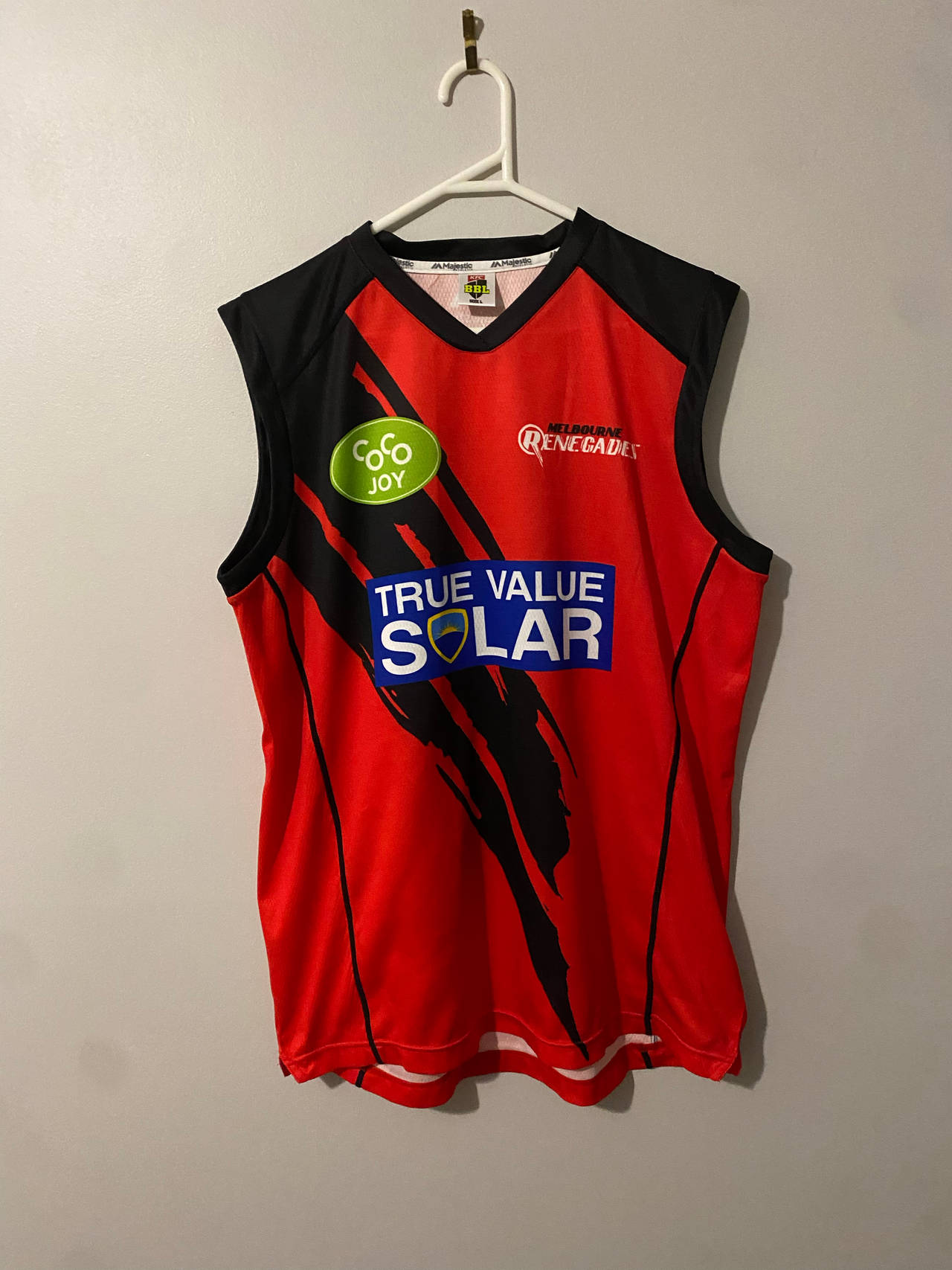 Melbourne Renegades bbl big bash Cricket Jersey size large 