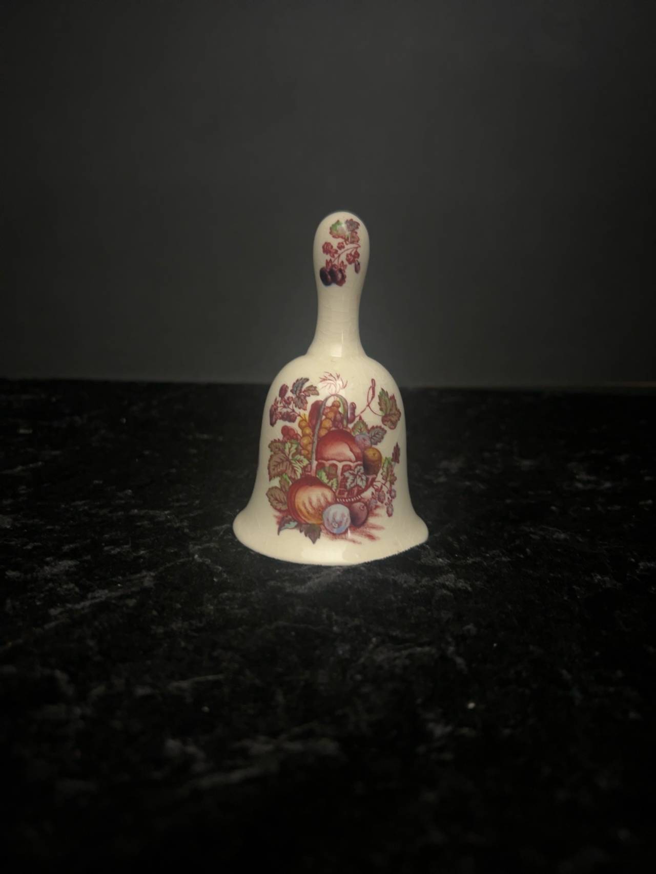 Mason's England Fruit Basket Porcelain Bell