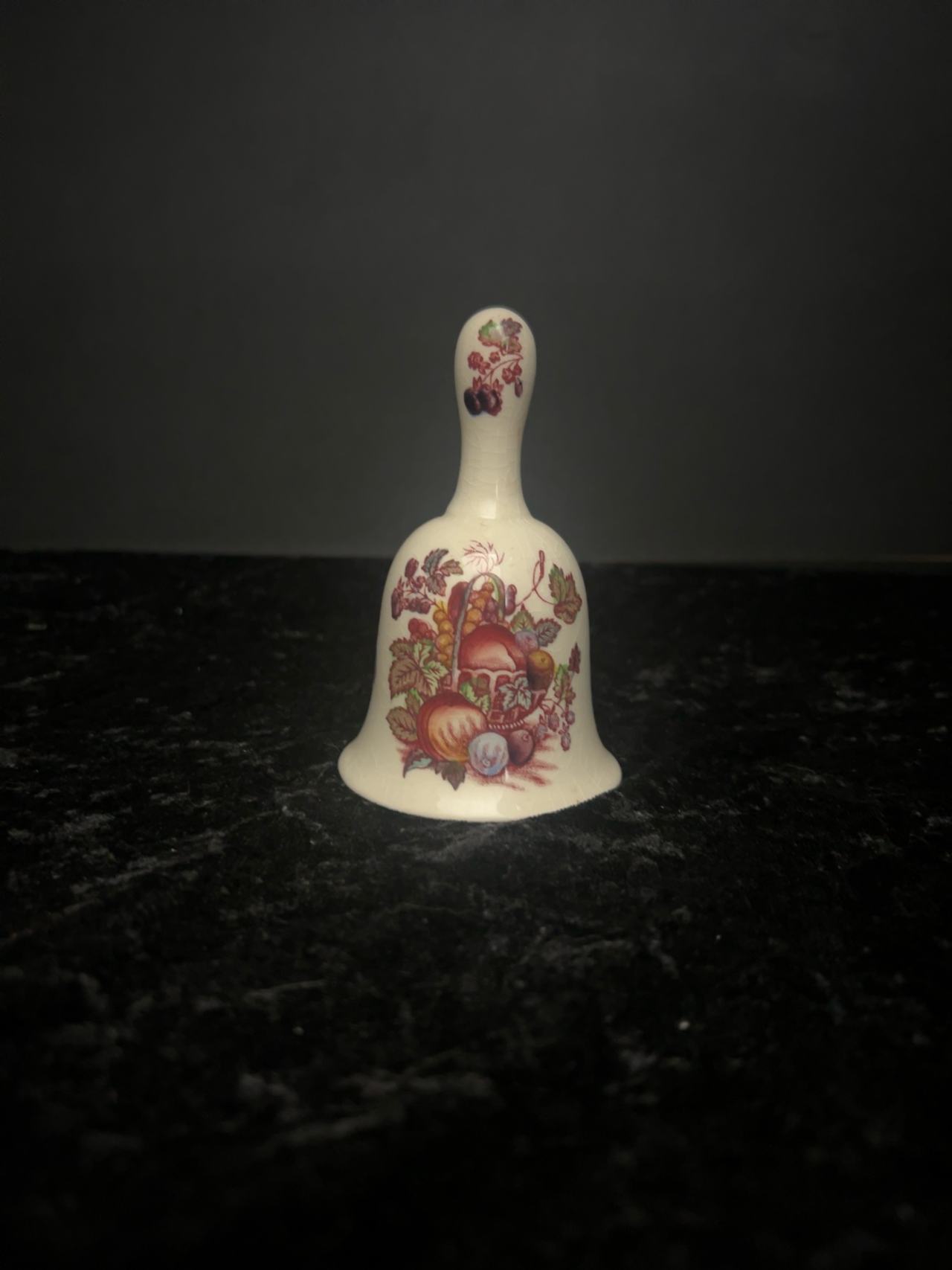 Mason's England Fruit Basket Porcelain Bell