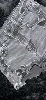 Distressed Denim Shorts - Image 3