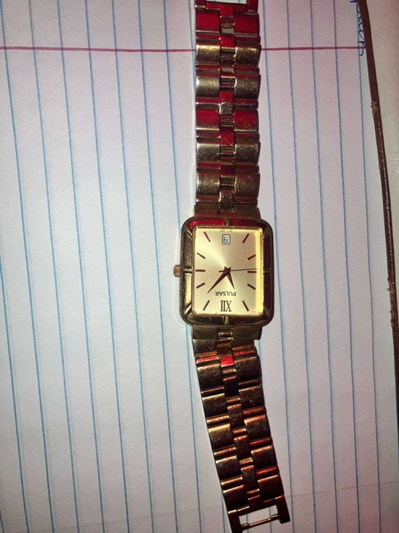 Certina Q Vintage Gold Plated Rectangular Quartz Watch