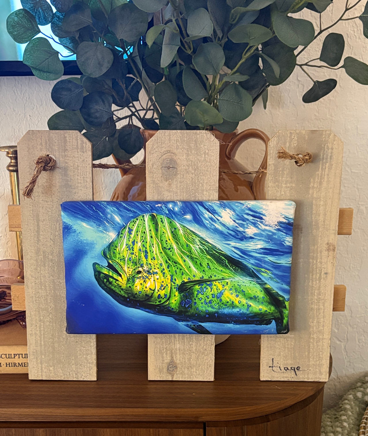 Tiago Mahi Mahi Picket Fence Canvas Art